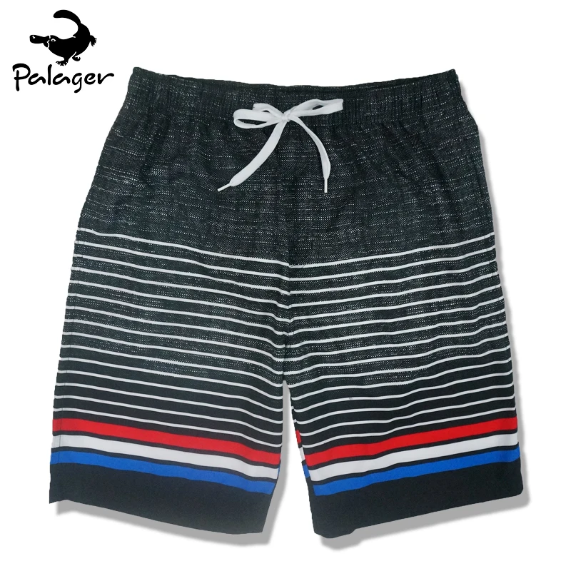 2017 Summer Mens Board Shorts Lined Men Short Trunks Breathable Beach