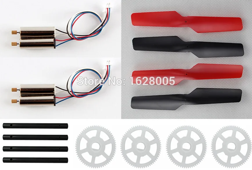 Запасные части для квадрокоптера WLtoys V686 V686G V686K RC пропеллеры + двигатель