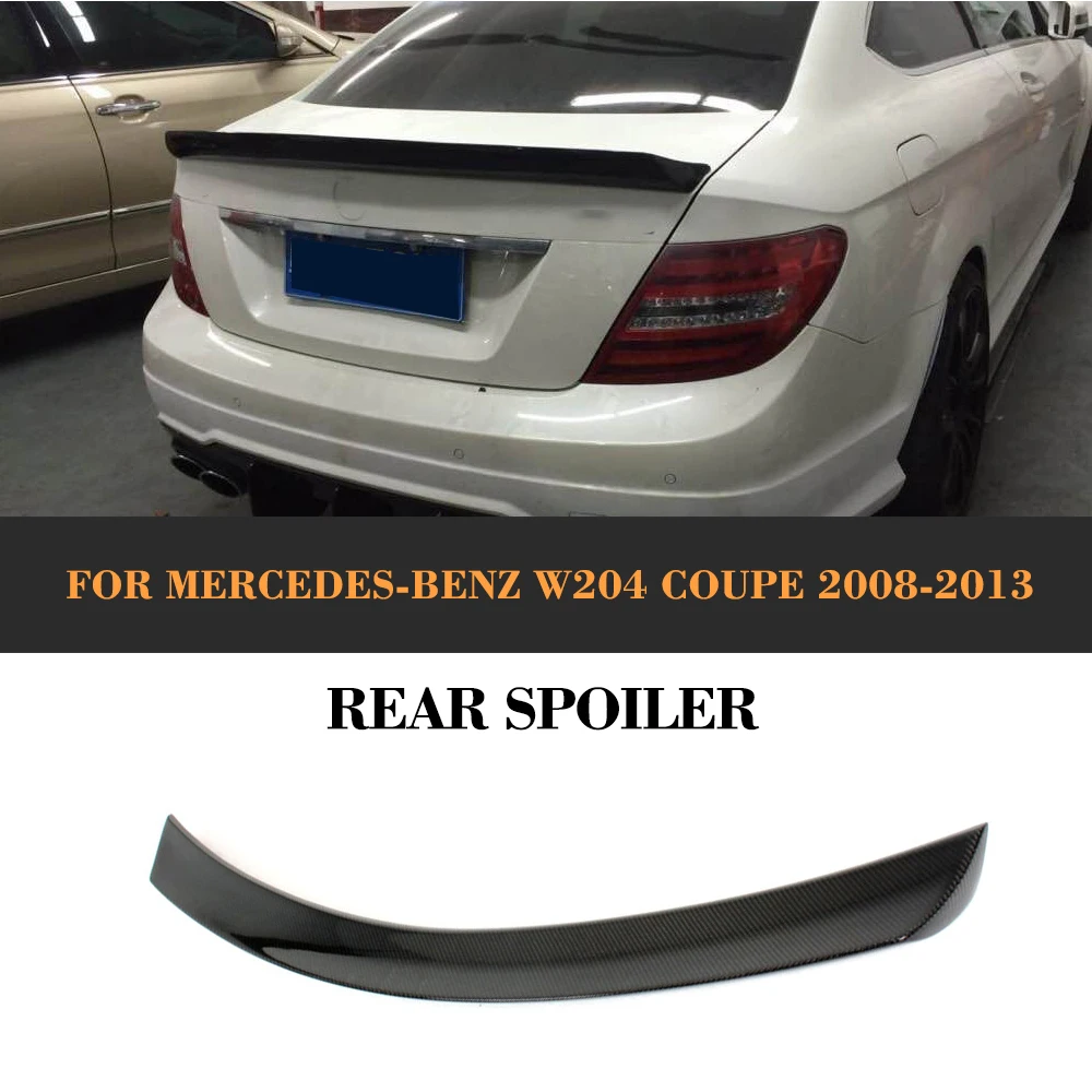 Задний спойлер для багажника из углеродного волокна C63 крыло Mercedes Benz W204 C204 AMG C200 C250