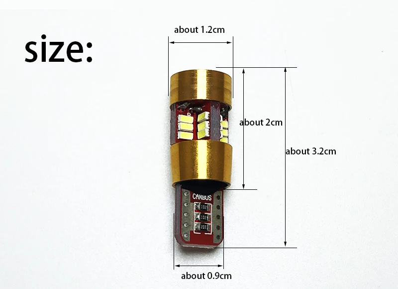 Светодиодные лампы T10 W5W Canbus 27 SMD 5630 2 шт. для Mitsubishi Lancer 9 10 x Outlander Pajero Sport Colt