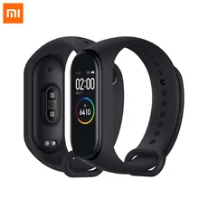 Xiaomi Mi Band 3/4 OLED Экран сенсорный Управление Браслет фитнес-трекер для измерения сердечного ритма Смарт-браслет Xiaomi Mi группа