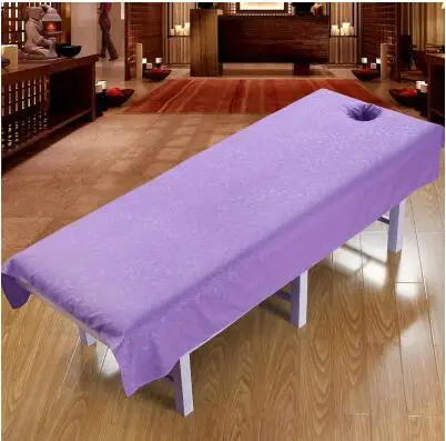 Красота полотенца Красота салон кровати для spa массажа тела Tuina лежак для процедур листы анти-морщинки быстросохнущая листов - Цвет: 4