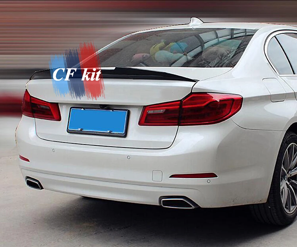 CF Комплект Дизайн psm крыло спойлер из настоящего углеродного волокна для 3 серии BMW E90 задний багажник губы загрузки сплиттер задний губы автомобиля Стайлинг