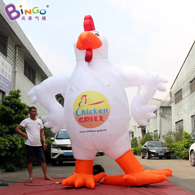 Customized 3M highl giant inflatable rooster for advertising inflatable