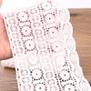 1 yards of white beautiful cotton lace fabric with satin with sewing manual DIY lace sewing supplies ► Photo 3/5