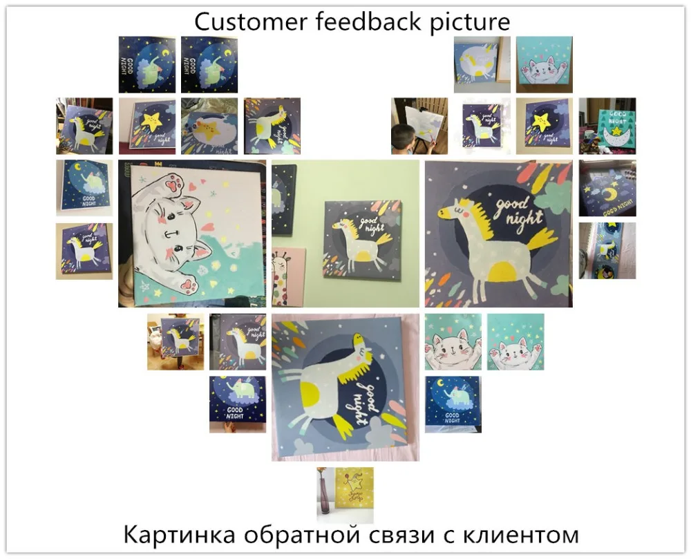 Цвет по номерам живопись аниме мультфильм дети креативная вечерние вечеринка