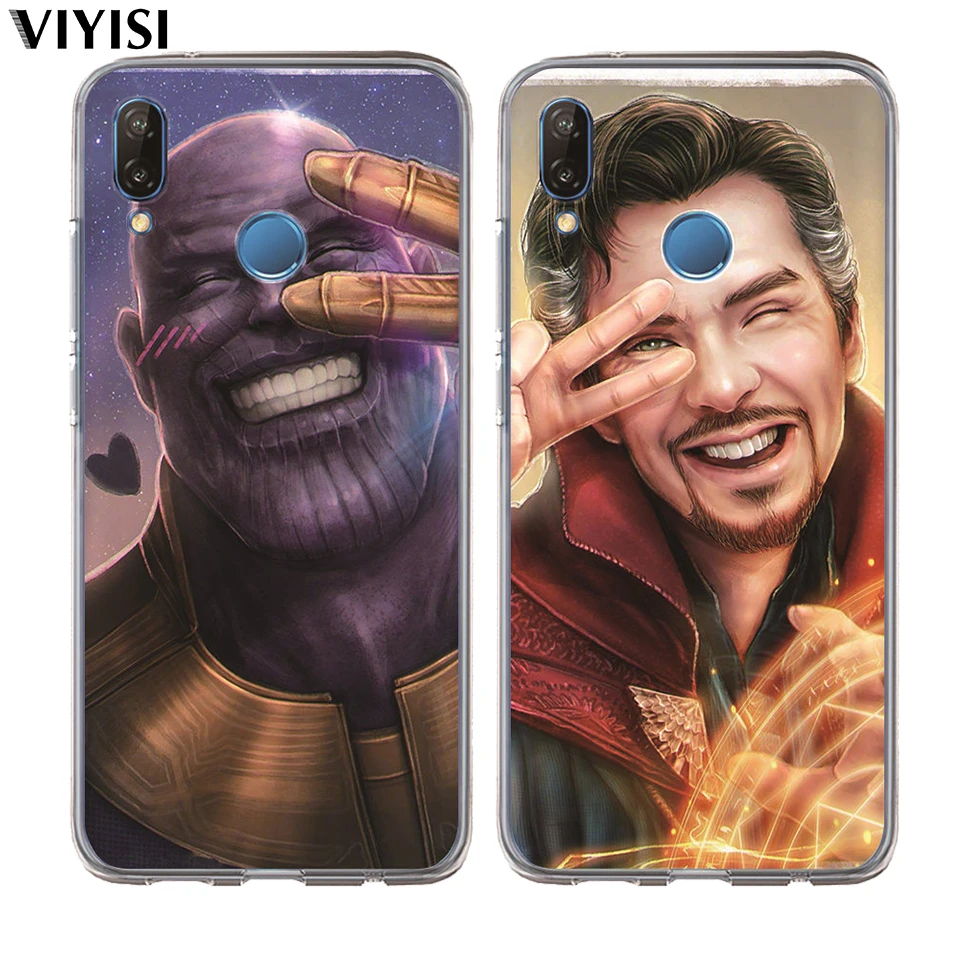 

For Huawei Mate 20 Pro X P20 Pro P10 Plus P8 P9 Lite 2017 P Smart Coque Etui Luxury Marvel Avengers Spider-Man Cute Heroes Case