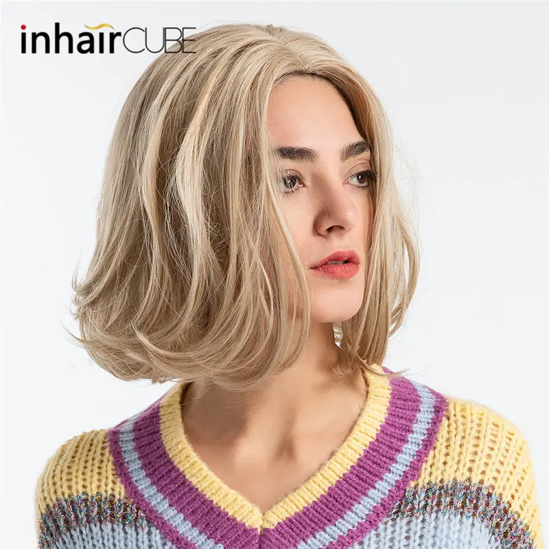 Женские парики для волос Inhair Cube 13 дюймов вечерние повседневные натуральные