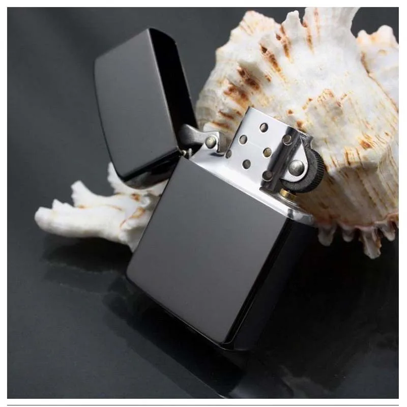 Buy Black plate, metal kerosene lighter, cigarette