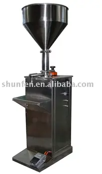 

(free shipping) Vertical Pneumatic Jam Filling Machine (piston pneumatic cream filler, paste dosing machine, sauce doser)