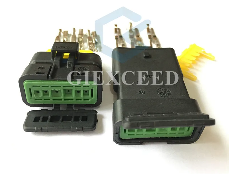 6 Pin 211PC042S4021 211PL042S0049 Авто дроссельной заслонки масляный насос разъем педаль акселератора разъем для peugeot Citroen Renault