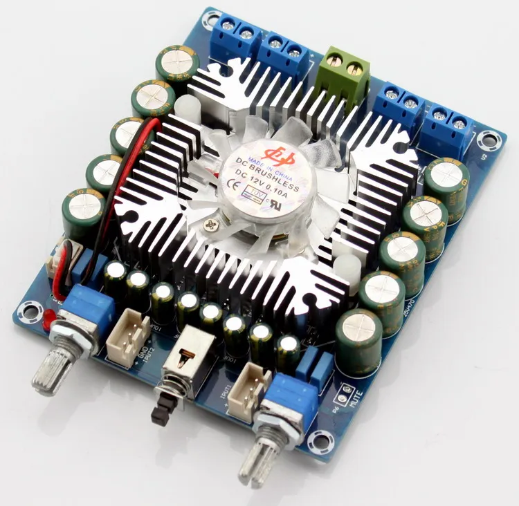 

2016 New DC12V TDA7850 4.0 channel mini HIFI car audio amplifier board 50W*4