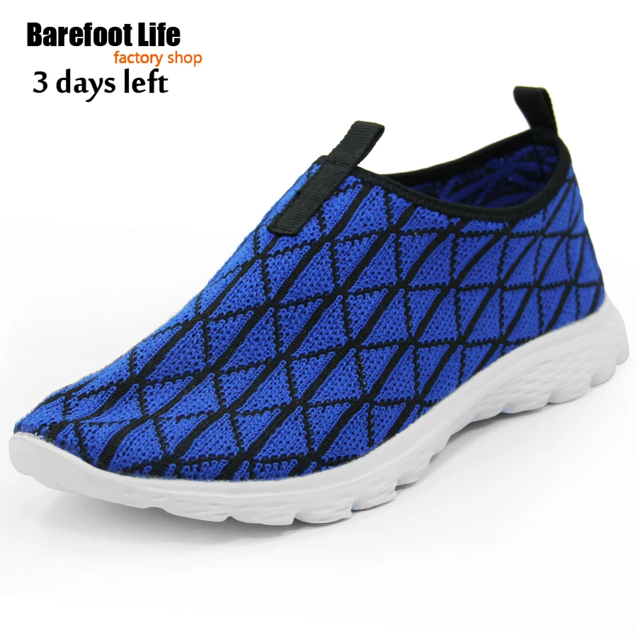 flat shoes with blue soles
