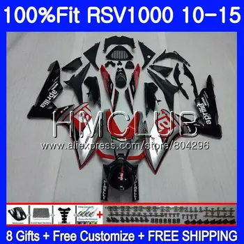 

Injection For Aprilia RSV4 RSV1000 10 11 12 13 14 15 124HM1 Red blk silver RSV 1000 R RSV1000R 2010 2011 2012 2013 2015 Fairings