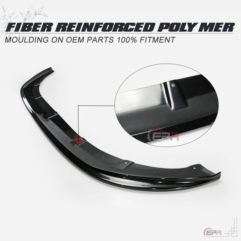 Car-styling Mon Style FRP Fiber Glass Front Lip Fiberglass Bumper Splitter Extension Tuning Racing Part Trim For F56 Mini Cooper