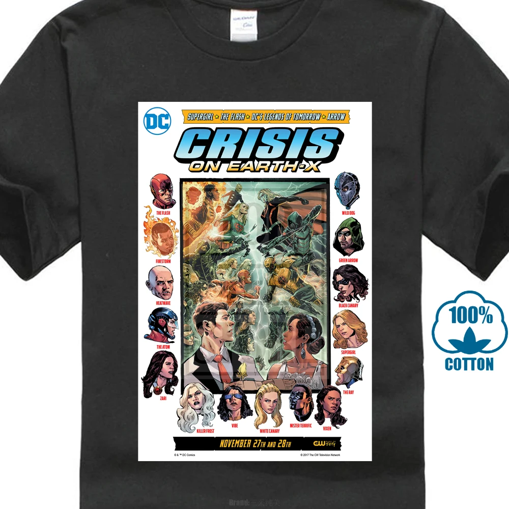 

Arrowverse Crisis On Earth X Supergirl Flash Crossover Tv Show T Shirt