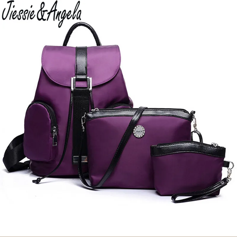 Jiessie Angela Casual women backpacks bag shoulder bag waterproof travel bag backpack school backpacks for teenage