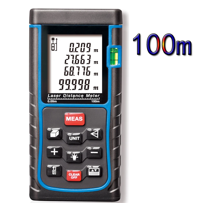 Handheld 100M Range Finder Laser Distance Meter Instrument Meter Multi