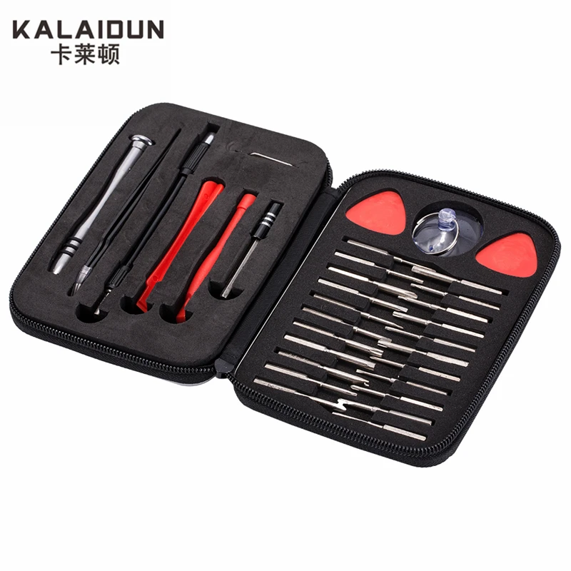 Online KALAIDUN 32 en 1 la precisión destornillador multi función de conjunto de mantenimiento de teléfonos móviles computadora pequeña desmontar mano conjunto de herramientas