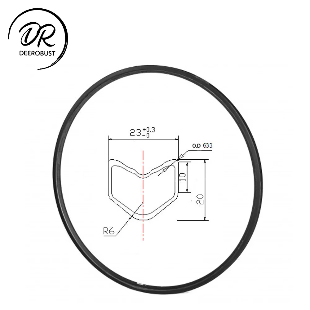 

700c 20mm Deep Tubular Road Bike Carbon Rims Bicycle Rim Climbing Wheel basalt brake surface UD 3K Twill 16 18 20 21 24 28 Holes