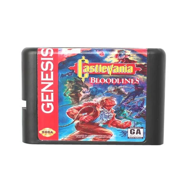 Castlevania родословных NTSC-USA 16 бит MD карточная игра для sega игры sega Mega Drive для Genesis