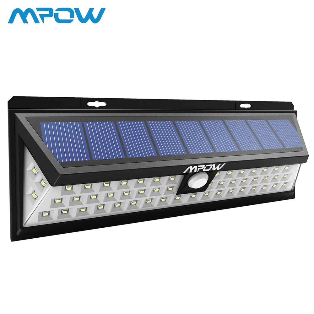 

Mpow CD020 54 LED Solar Garden Lights IP65 Waterproof Wireless Wall Lights with Wide Angle PIR Motion Sensor Solar Night Lights