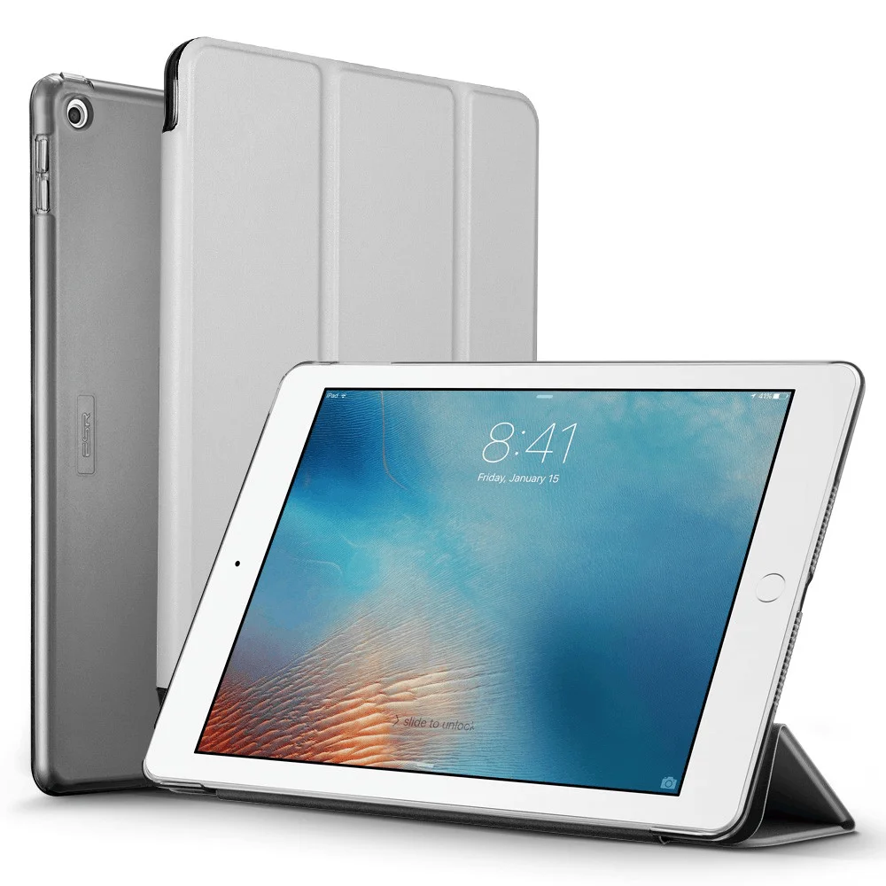 Чехол для iPad 9,7, ESR Yippee цвет из искусственной кожи+ ультра тонкий светильник вес PC задняя крышка чехол для iPad новая модель