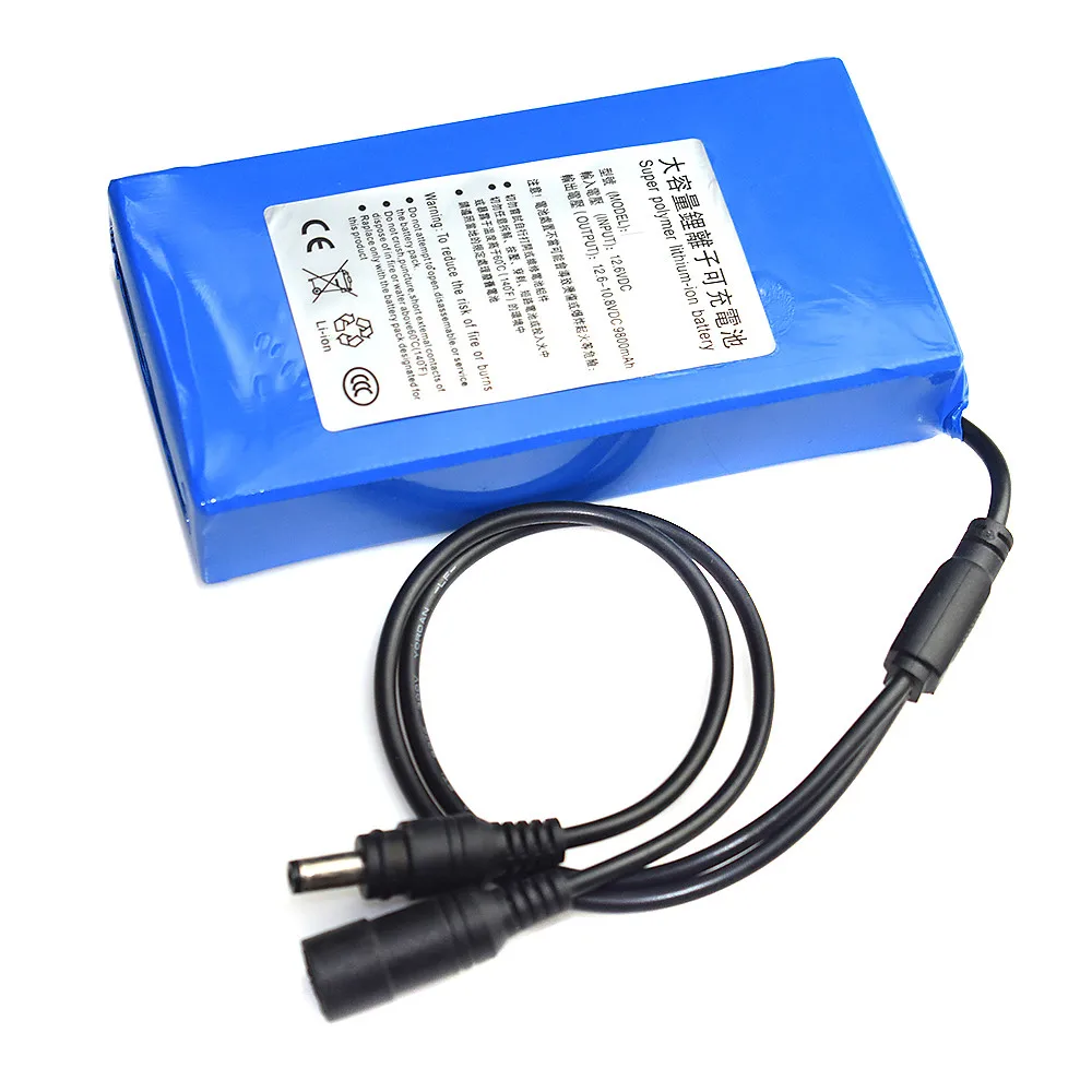 

Mobile Power DC 12V 6800-18000mAh Super Rechargeable Li-ion Lithium Battery Pack +US Plug