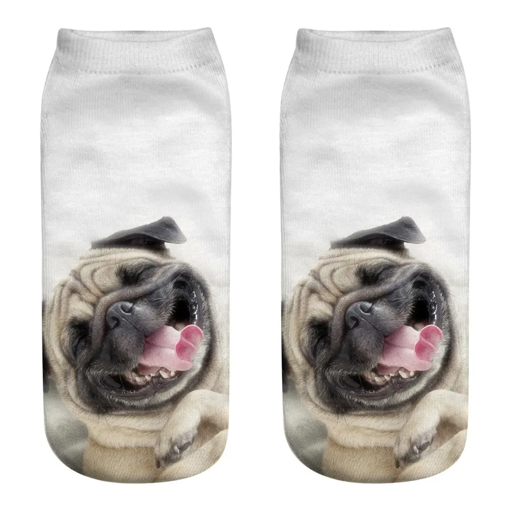 

Fashion Women Men Socks Cute Casual Business Socks 3D Dog Printing Medium Sports Sock Funny Kawail Skarpetki Calcetines Mujer @C