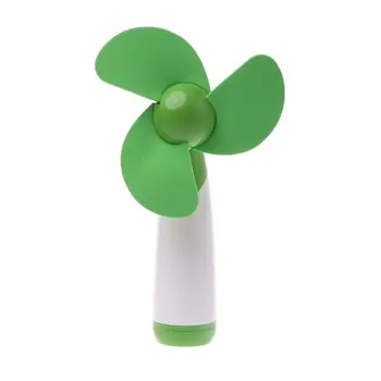 

Mini Cooling Fan Handheld Soft Foam Blades Adjustable Angle Battery Powered Portable Home Office Outdoor Travel