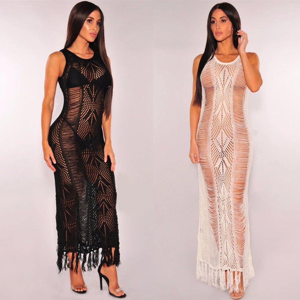 See through cotton dress Clearance