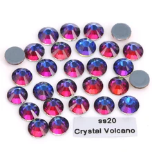 

1440pcs High Quality Ss20 (4.8-5.0mm) Crystal Volcano Hotfix Rhinestones / Iron on Stone for Clothing Decoration rainbow colors
