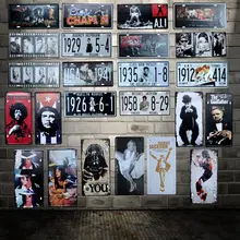 [WellCraft] кино музыка звезда Чаплин Али оловянные знаки настенные таблички плакат Декор для интернет кафе комнаты железная живопись HY-1705