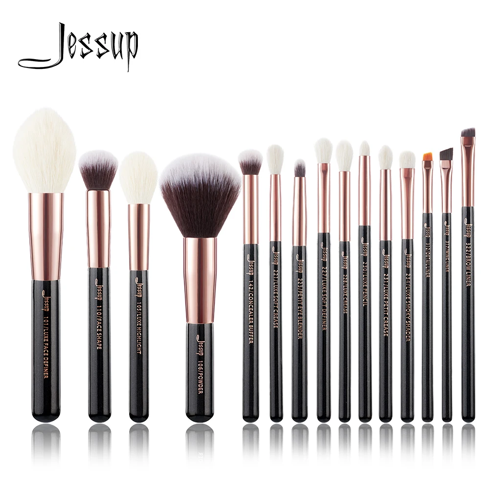 On Sale Jessup brushes Rose Gold / Black Professional Makeup Brushes