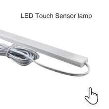 Светодиодный светильник с сенсорным датчиком DC12V, ночник, ультратонкий дизайн, домашнее Внутреннее освещение для шкафа, шкафа, яркого украшения