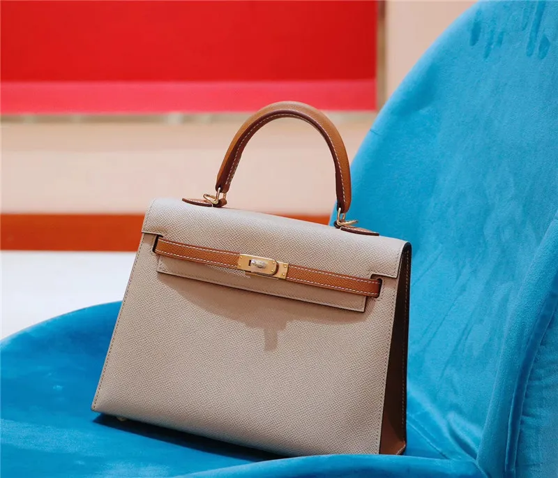 

100% Genuine cow Leather Luxury Handbags Bags Designer Crossbody Bags For Women Famous Brand Runway full handmade 092502
