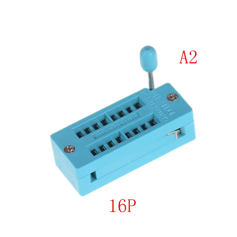 1 шт. 14/16/18/20/24/28/32/40 Pin IC Тест Универсальный ZIF Разъем Универсальный IC Тест Универсальный ZIF разъем - Цвет: 2