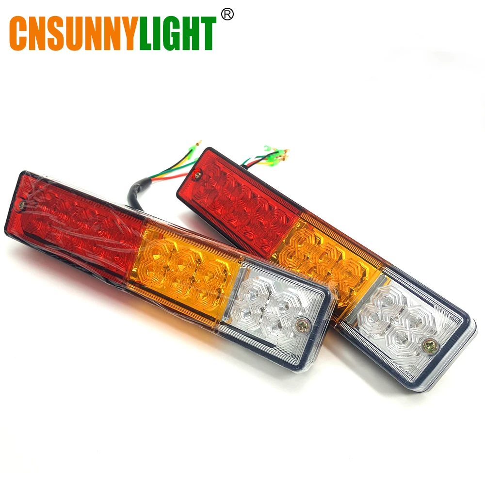 CNSUNNYLIGHT Waterproof 20leds ATV Trailer Truck LED Tail Light Lamp Yacht Car Taillight Reversing Running Brake Turn Lights 12V (3)