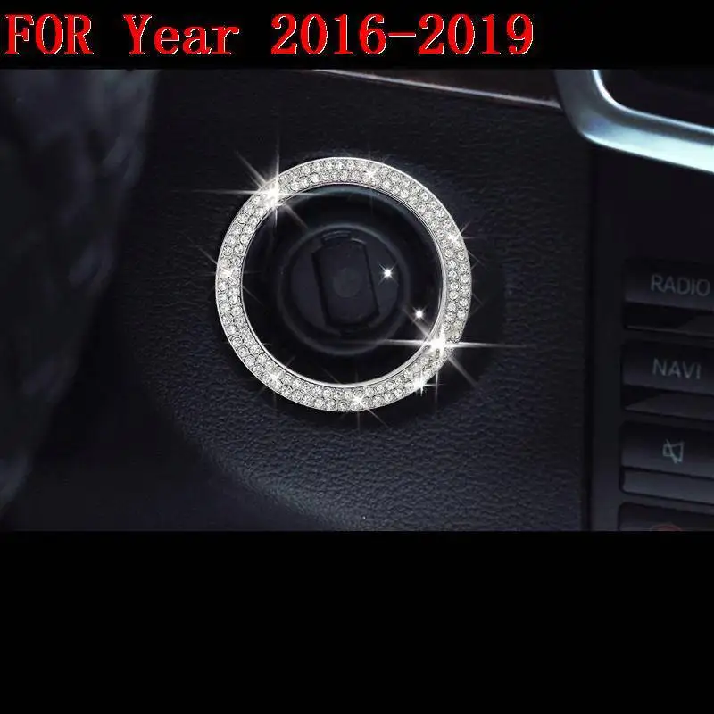 Хромированная автомобильная автоматическая внутренняя отделка с яркими блестками для автомобиля 16 17 18 19 для Mercedes Benz GLC Class - Название цвета: Number 6