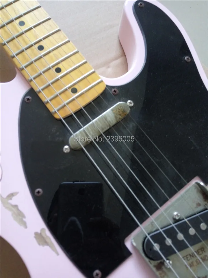 Biggest handcraft relic studio.aged light pink telecast guitarra.100% handmade relic tele guitar.Ash body.old hardware free ship Biggest handcraft relic studio.aged light pink telecast guitarra.100% handmade relic tele guitar.Ash body.old hardware free ship