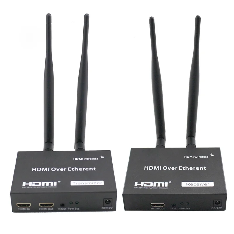 Беспроводной HDMI удлинитель 1080P 2 4 ГГц/100 м футов|Кабели HDMI| |