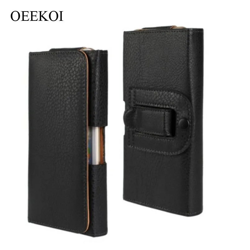 

OEEKOI Belt Clip PU Leather Waist Holder Flip Cover Pouch Case for Philips S307/S309/S308/W536/E160/S301/T3566/W736/W6350/D633