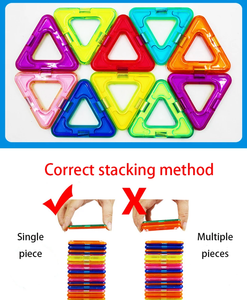 2019 New Mini Modeling Big Size DIY Magnetic Building Blocks Toys Educational Children Designer Construction  Accessories Gift 