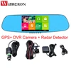 5.0 Inch 3 in1 Radar Detector GPS Navigation Rearview Mirror  Android 4.22 DVR Camera WIFI Full HD 1080P Dash Cam Video Recorder ► Photo 2/6