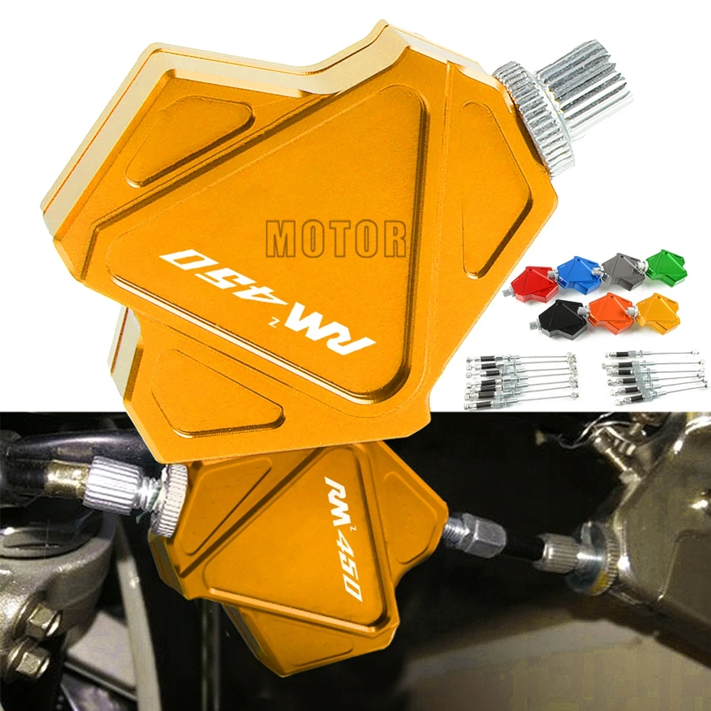 Для Suzuki RMZ450 РМЗ 450 2005- 2006 2007 2008 2009 2010 Мотоцикл с ЧПУ Dirtbike трюк рычаг сцепления простая кабельная система