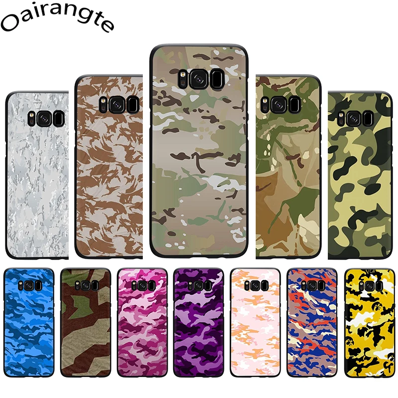 

Camouflage Pattern Camo military Army Soft Phone case for Samsung S6 S7 Edge S8 S9 10 Plus S10e Note 8 9 10 M10 M20 M30 M40