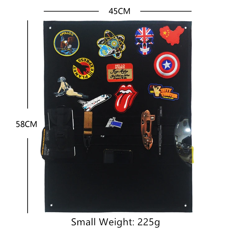 EDC значок Браслет Дисплей сумка для хранения Броня II поколение тактическая Рука Отделка Ткань может использоваться с MOLLE системы оборудования