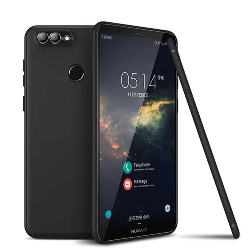 Матовый из ТПУ мягкий чехол для Huawei P Smart Case тонкий защитный задней панели