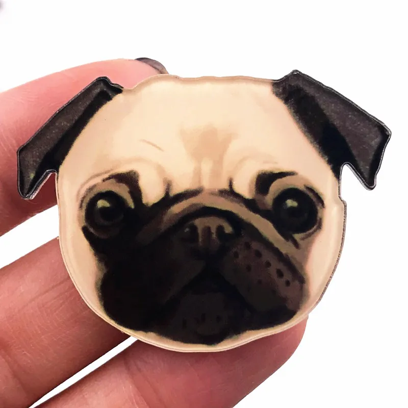 1Pcs Animal Dog Panda Cartoon Pins and Brooches for Women Men Lapel Pin Backpack Bags Badges Kids Gifts Custom Button Badges