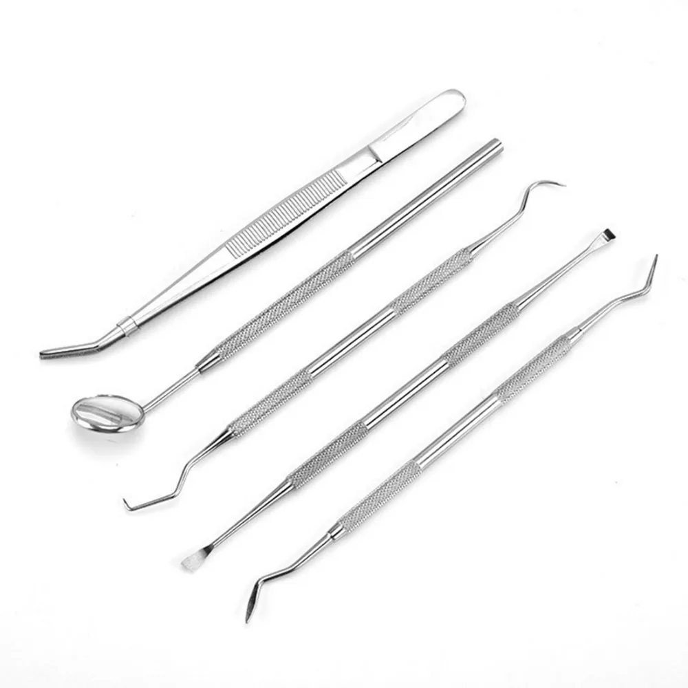 Buy Teeth Cleaning Tooth Inspection Dentist 3PCS/5PCS Stainless Steel Dental